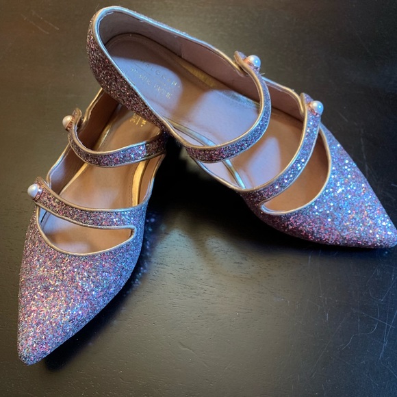Halogen x Atlantic Pacific Multi Glitter Flats - Picture 1 of 3